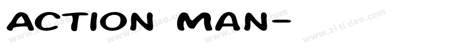 Action Man字体转换